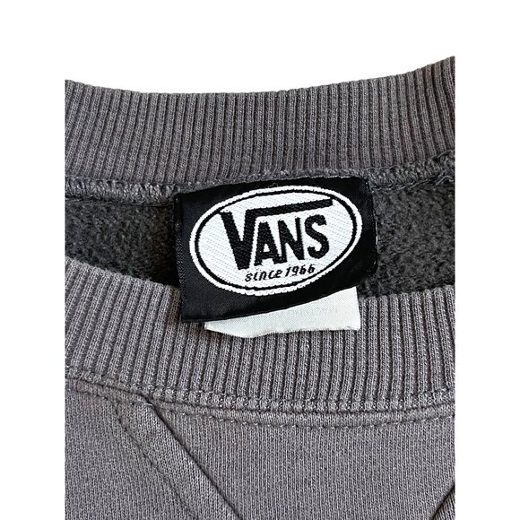 Vans Van Doren 1966 Gray Logo Sweatshirt Men’s XL Vintage-Inspired Crewneck - Picture 3 of 7